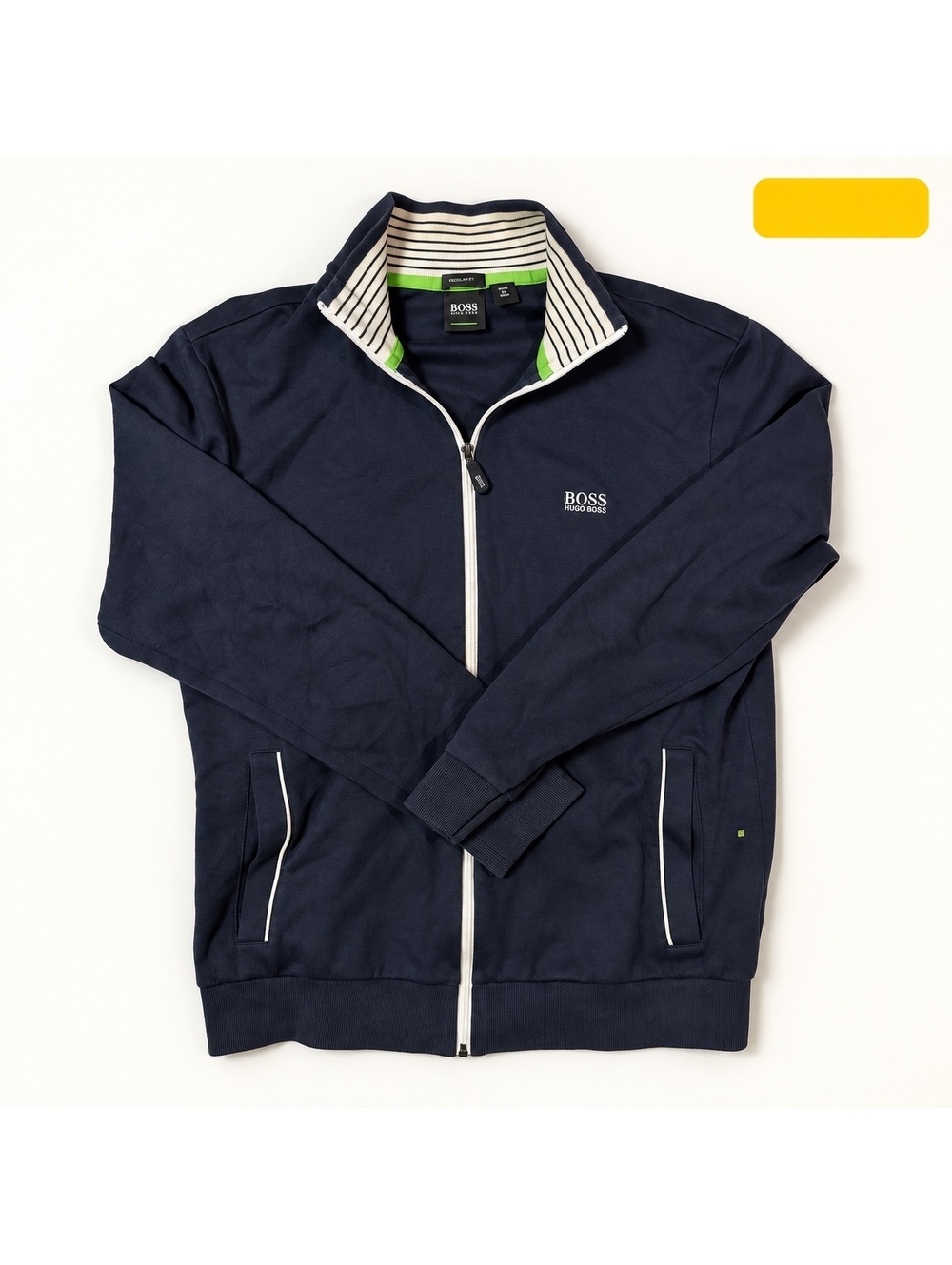 Hugo Boss Navy Full Zip Track Jacket Size M